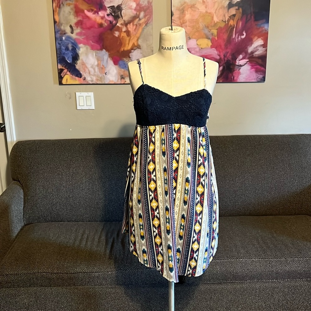 Jolt Summer Dress Open Back